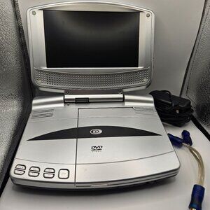 Vintage Durabrand Silver Portable DVD Player 7" Screen